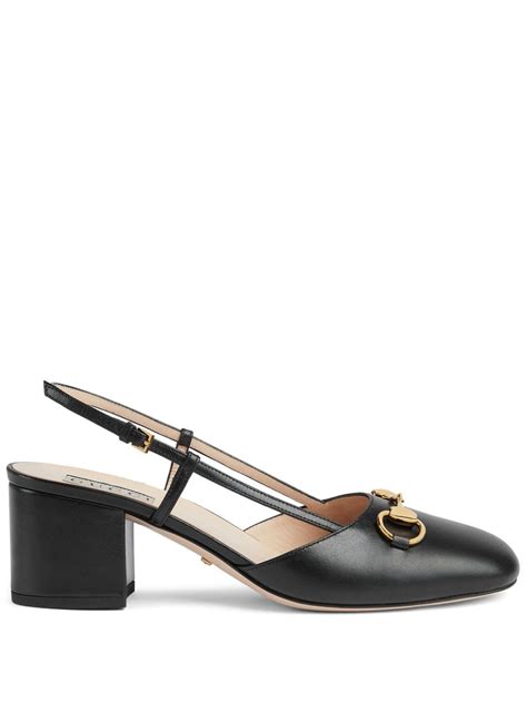 horsebit slingback gucci|farfetch Gucci slingback.